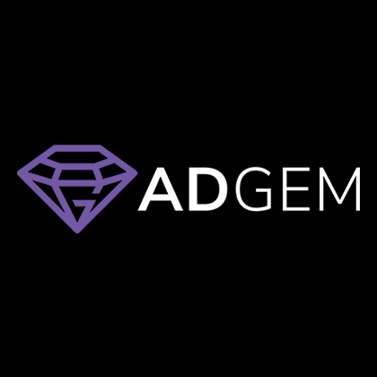 AdGem black logo